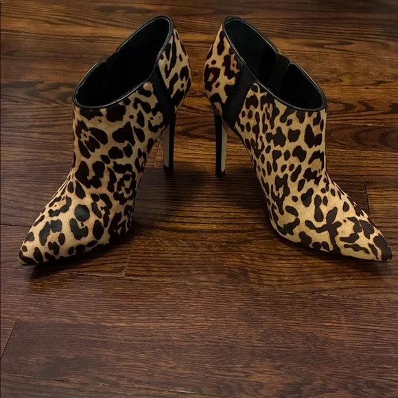 Ivanka Trump Animal Print Heeled Boots - Picture 3 of 7